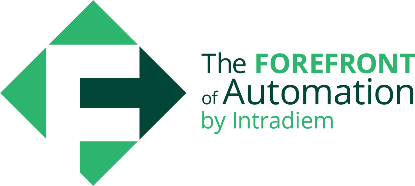 The Forefront of Automation by Intradiem logo